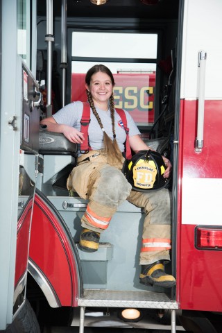 Being a firefighter, set Jill Wilkinson apart in the Boettcher Foundation Scholarship process. She was awarded the prestigious scholarship earlier this week.