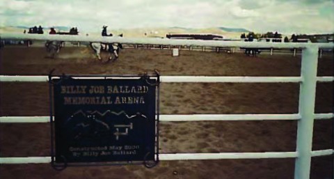 The small working arena at the Grand County Fairgrounds dedicated in the memory of Billy Ballard. Photo courtesy of the Ballard family.