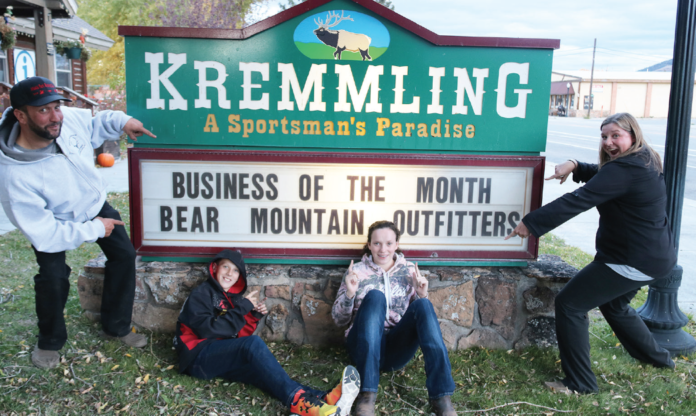 Bear Mountain Outfitters is a family business operated by Brad and Kelly Probst and their children Joe and Maddy.