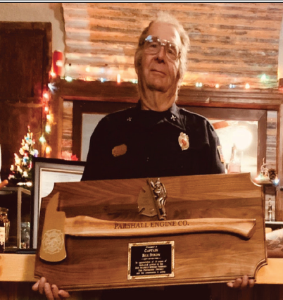 Bill Dixon receives a plaqueBill Dixon receives a plaque  in recognition for 55 years ofin recognition for 55 years of  service.service.